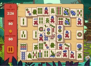 Forest Frog Mahjong - Screenshot